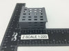 20th Century Brownstone 4 Story Building - Z Scale 1:220 - 3D PRINTED Model USA