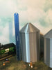 (2) GRAIN SILO SET - O Scale 1:48 - No Assembly Required - FARM Cluster