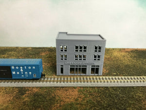 " American Apparel - HOLLOW " Urban City Building - Z Scale - 1:220 Office USA!