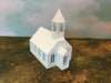 Small Town Church - Urban City Building - Z Scale 1:220 - No Assembly! Chapel