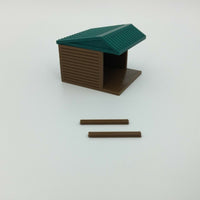 "The Outdoor Series"  Small Shelter - Camping Modeled in Color  HO Scale 1:87