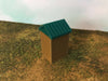 "The Outdoor Series" OUTHOUSE  Camping - Modeled in Color - Z Scale 1:220