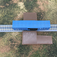 2 PC Loading Platform Dock with Ramp - Z Scale 1:220 - No Assembly Required!
