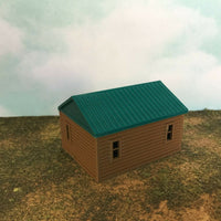 "The Outdoor Series" - Cabin #7 - Camping - Modeled in Color  OO Scale 1:76  3D