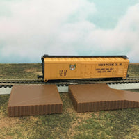 2 pc Loading Platform Dock with Ramp - N Scale 1:160 - No Assembly Required!