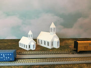Small Town Church - Urban City Building - Z Scale 1:220 - No Assembly! Chapel