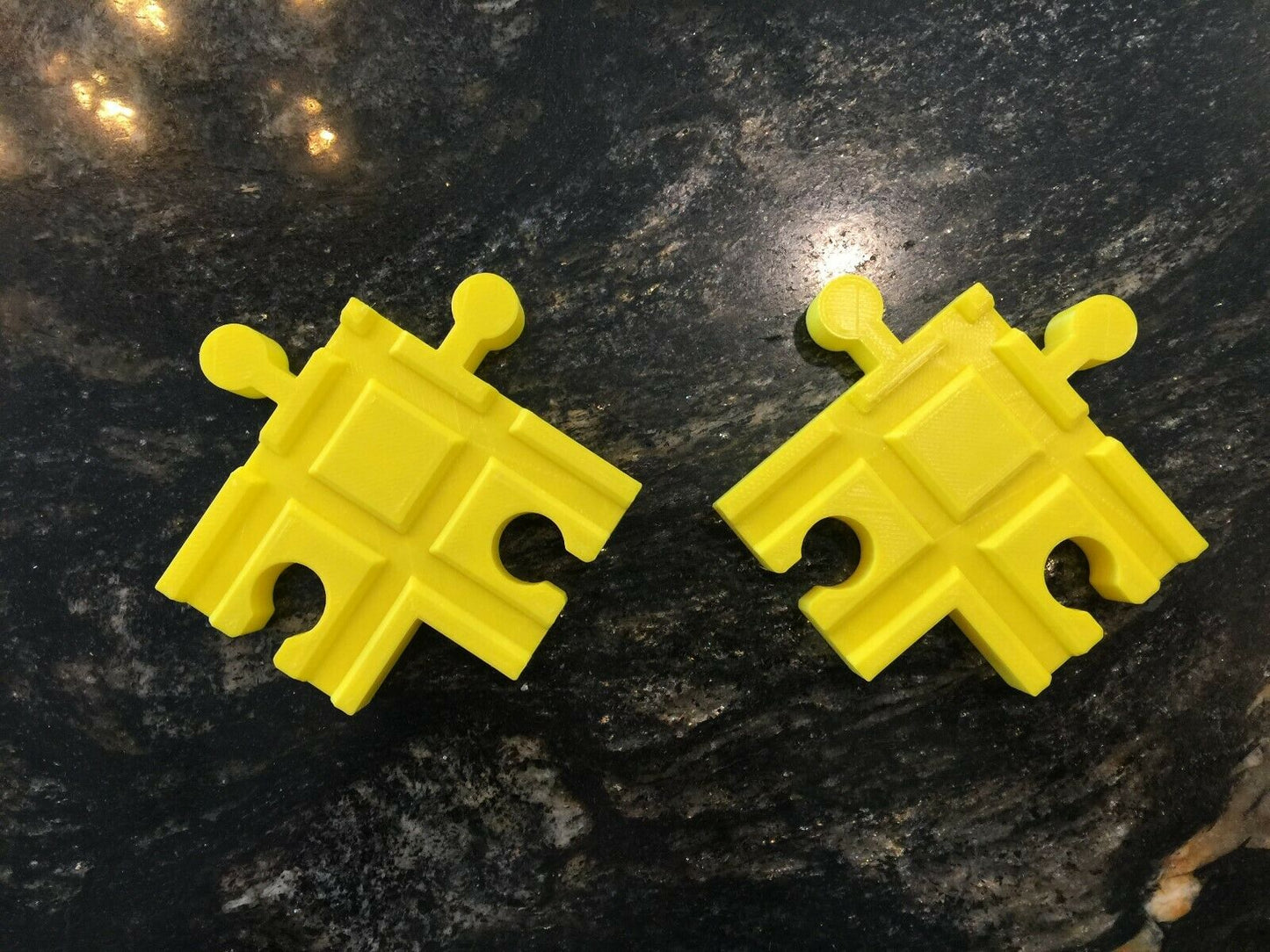 (2) 4 Way Wood Train Track Adapter Thomas the Tank Brio  IKEA - PICK YOUR COLOR!