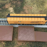 2 pc Loading Platform Dock with Ramp - N Scale 1:160 - No Assembly Required!