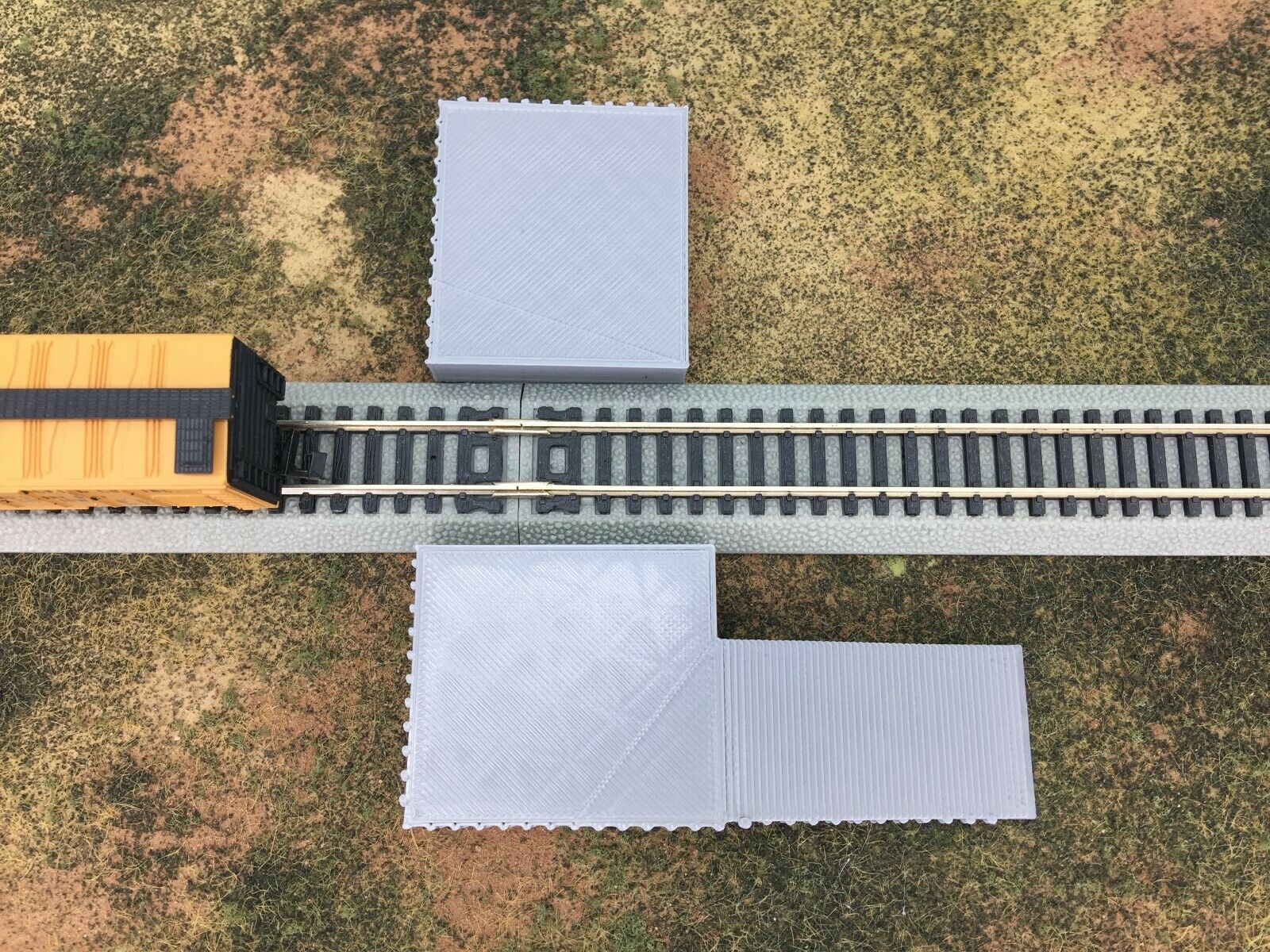 2 pc Loading Platform Dock with Ramp - N Scale 1:160 - No Assembly Req ...