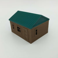 "The Outdoor Series" - Cabin #7 - Camping - Modeled in Color  TT Scale 1:120  3D