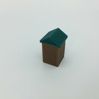"The Outdoor Series" OUTHOUSE  Camping  Modeled in Color TT Scale 1:120