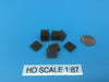 10 pc Brown PALLET Set - HO Scale - 1:87 - Pallets - Made in the USA!