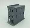 20th Century 3 Story Corner Shop Building - N Scale 1:160 - 3D PRINTED Model USA