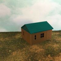 "The Outdoor Series" - Cabin #7 - Camping - Modeled in Color  TT Scale 1:120  3D