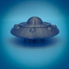 UFO Flying Saucer Alien Space Ship - Z Scale 1:220 - Retro or Classic Style