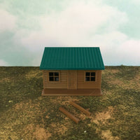 "The Outdoor Series" - Cabin #5 - Camping - Modeled in Color  HO Scale 1:87  3D