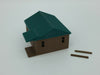 "The Outdoor Series" - Cabin #1 - Camping - Modeled in Color - N Scale 1:160