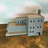 Multi Level FACTORY with LOADING DOCK and DUAL STACKS - N Scale 1:160