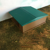 "The Outdoor Series"  Large Shelter - Camping Modeled in Color TT Scale 1:120
