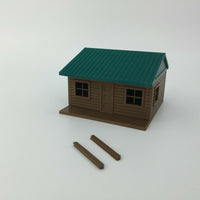 "The Outdoor Series" - Cabin #5 - Camping - Modeled in Color - Z Scale 1:220  3D