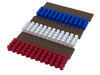 Red, White and Blue USA! (3) 55gal Barrel or Drum loads with Pallets - N Scale 1:160