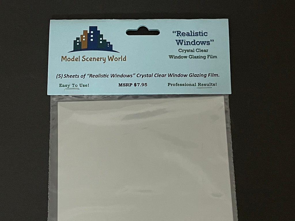 Realistic Windows Clear Window Film Glazing - Easy Install | Model ...