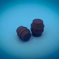 Large Wooden Shipping Crates and Barrels
