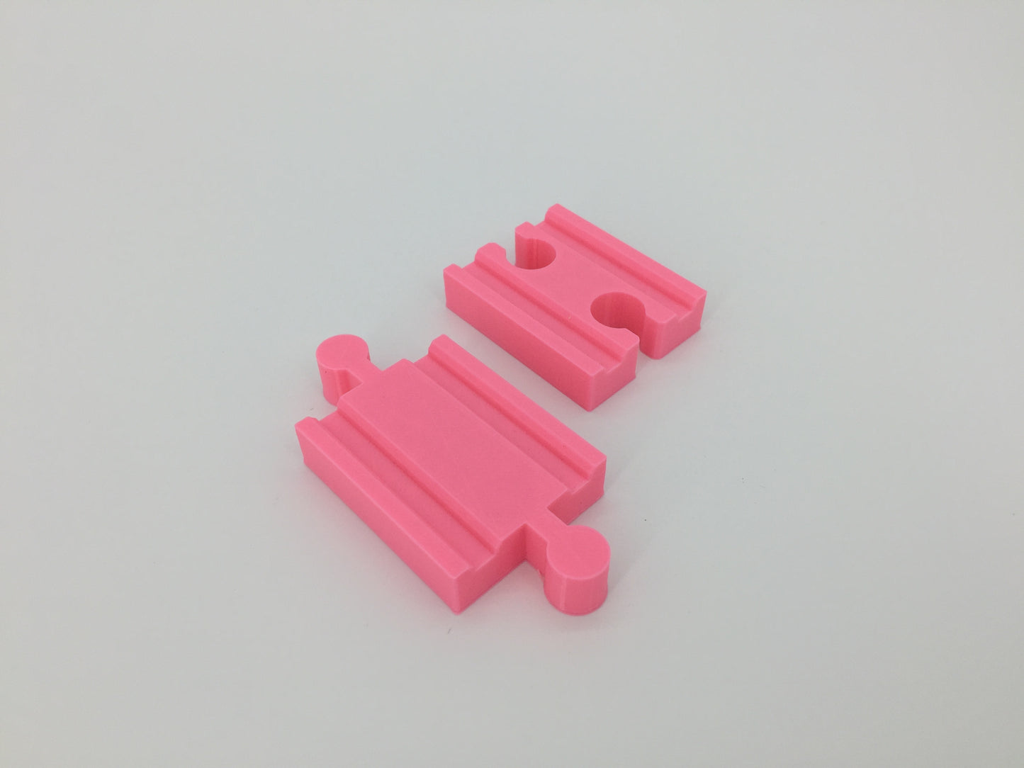 (2) Pack of Wood Track Adapters - Double Male & Double Female