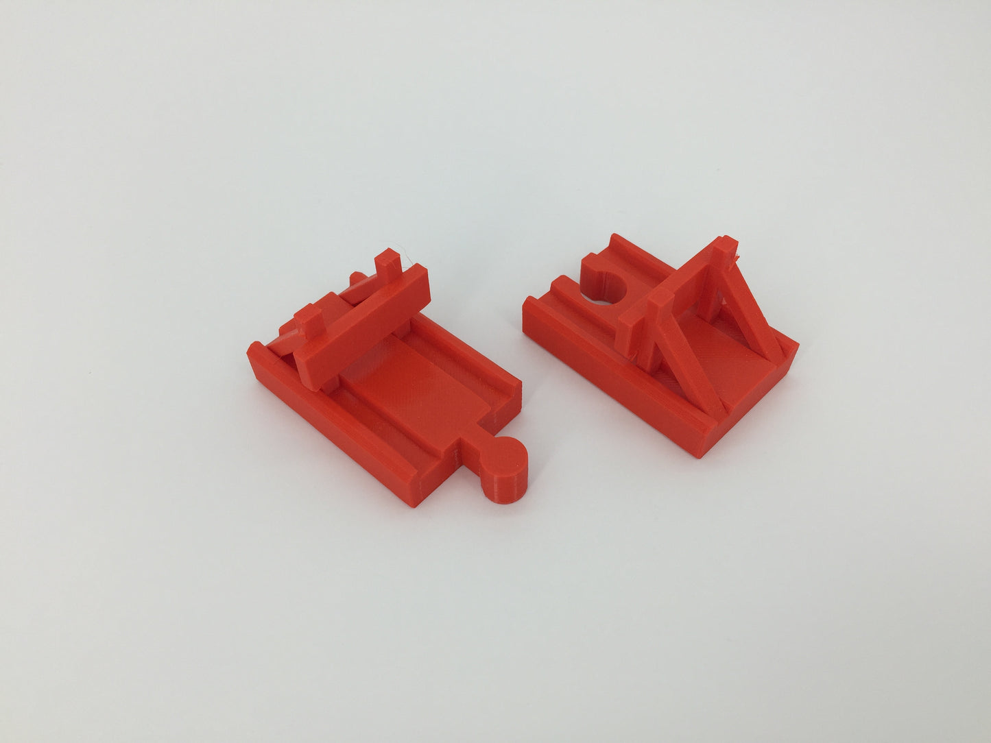 (2) Pack of Wooden Track Buffer Yard Bumpers for End of Track - Choose Color