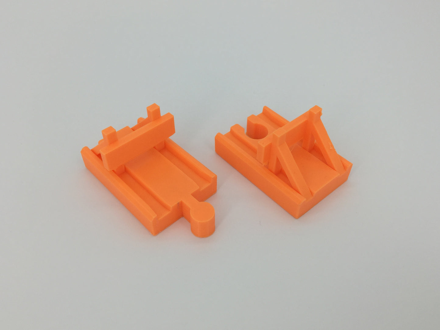 (2) Pack of Wooden Track Buffer Yard Bumpers for End of Track - Choose Color