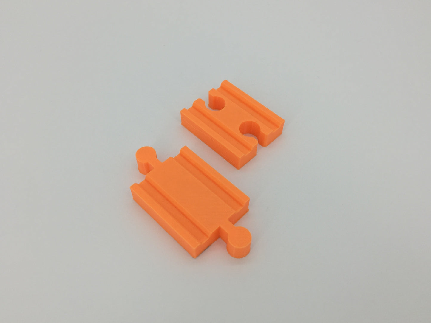 (2) Pack of Wood Track Adapters - Double Male & Double Female