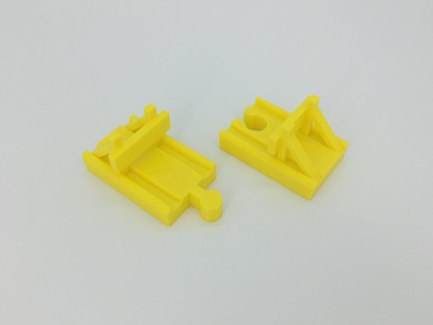 (2) Pack of Wooden Track Buffer Yard Bumpers for End of Track - Choose Color