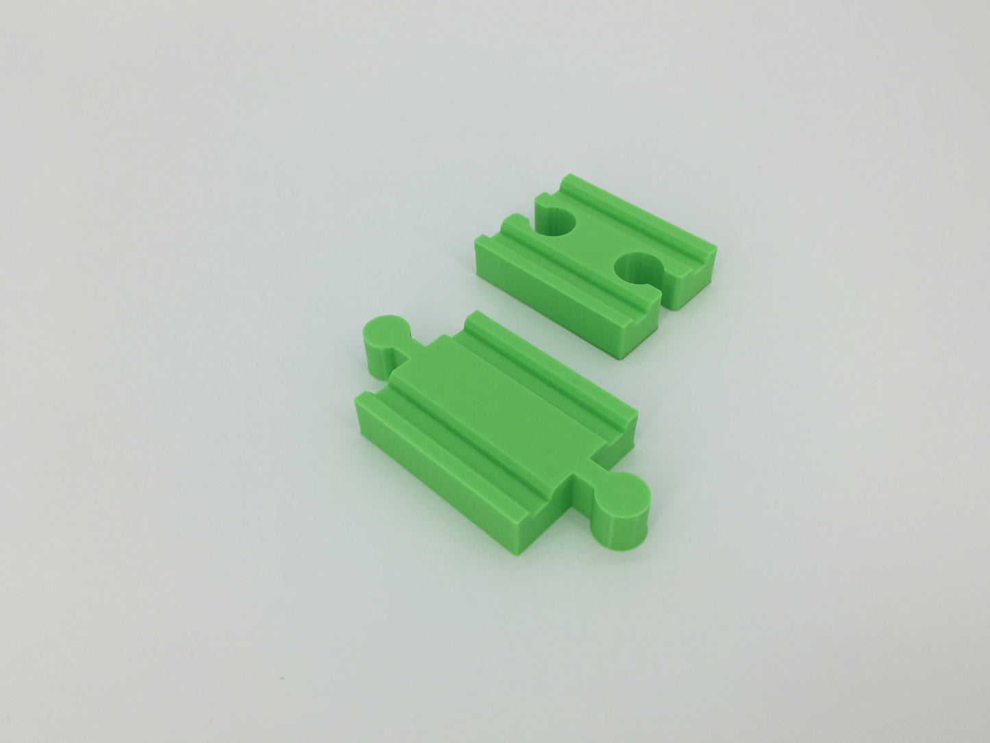 (2) Pack of Wood Track Adapters - Double Male & Double Female