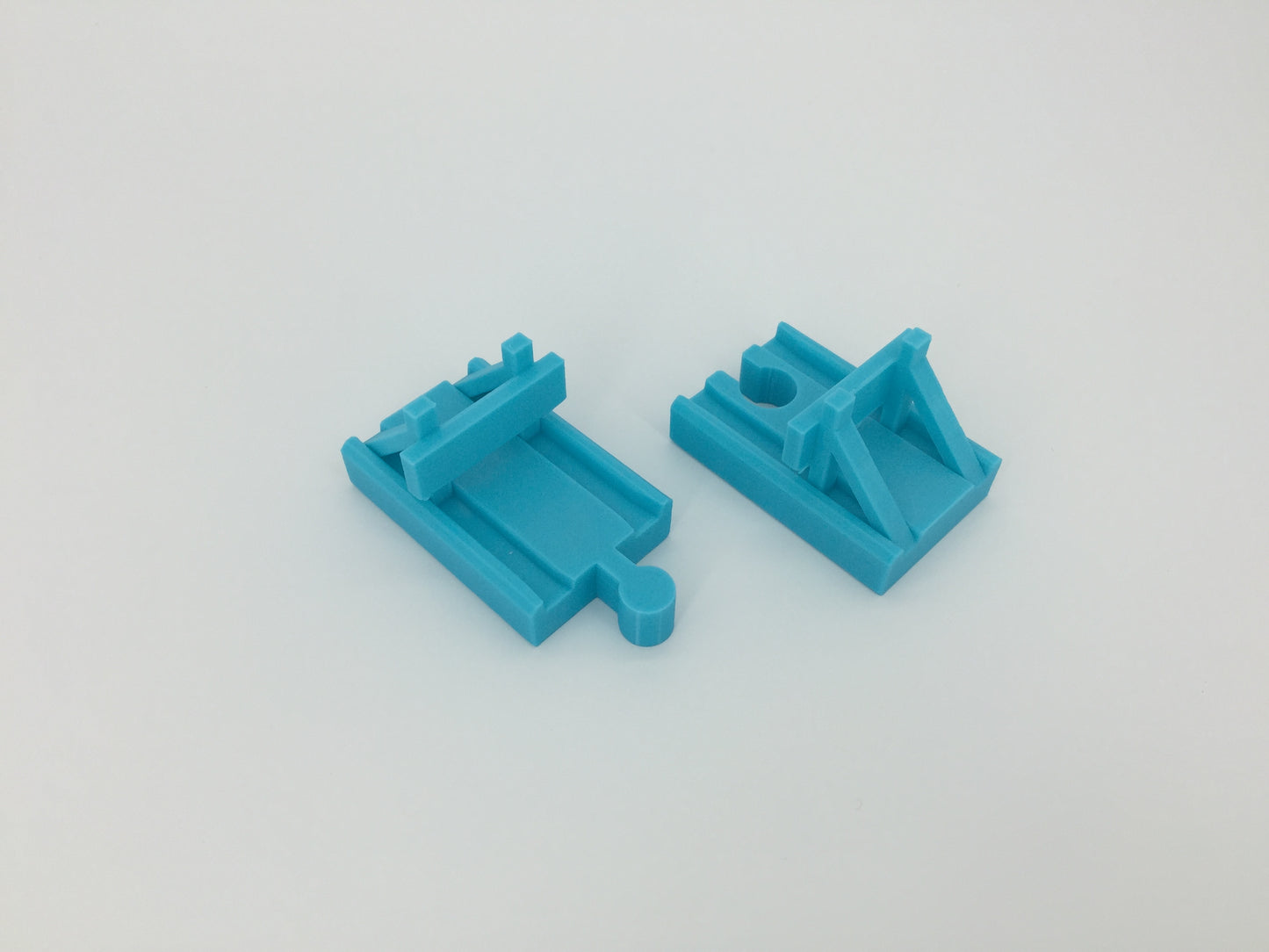 (2) Pack of Wooden Track Buffer Yard Bumpers for End of Track - Choose Color