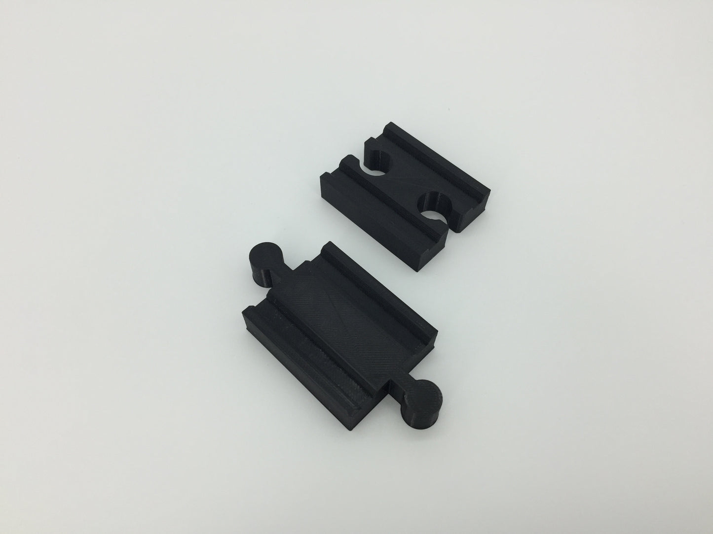 (2) Pack of Wood Track Adapters - Double Male & Double Female