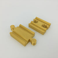 (2) Pack of Wood Track Adapters - Double Male & Double Female