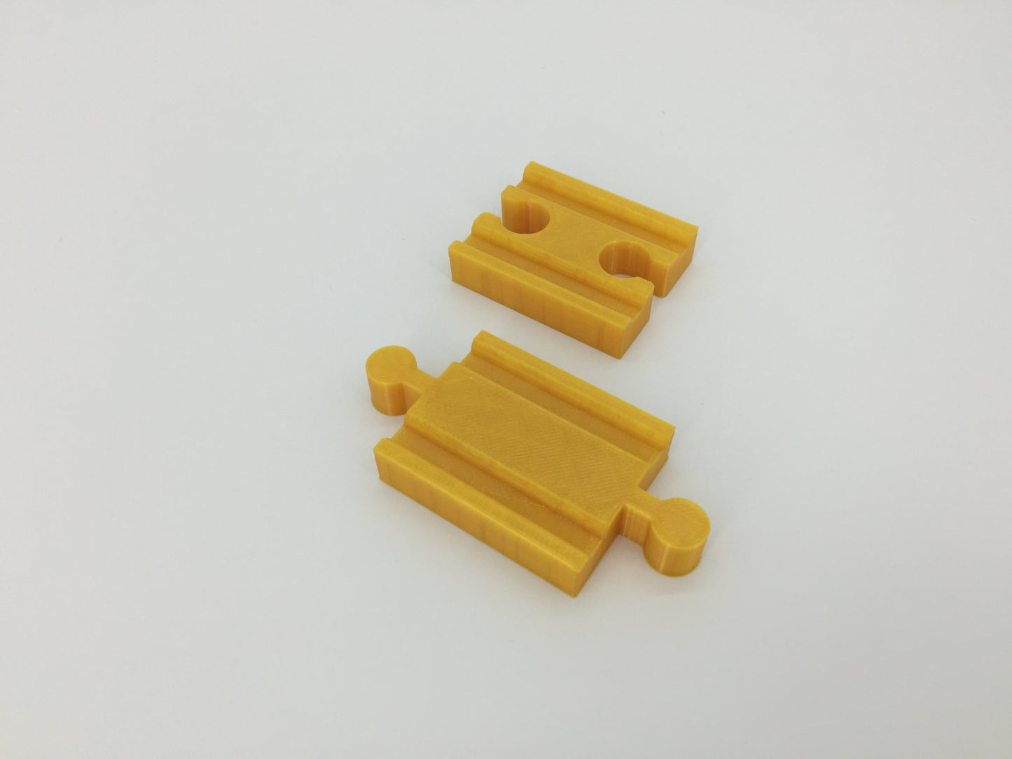 (2) Pack of Wood Track Adapters - Double Male & Double Female