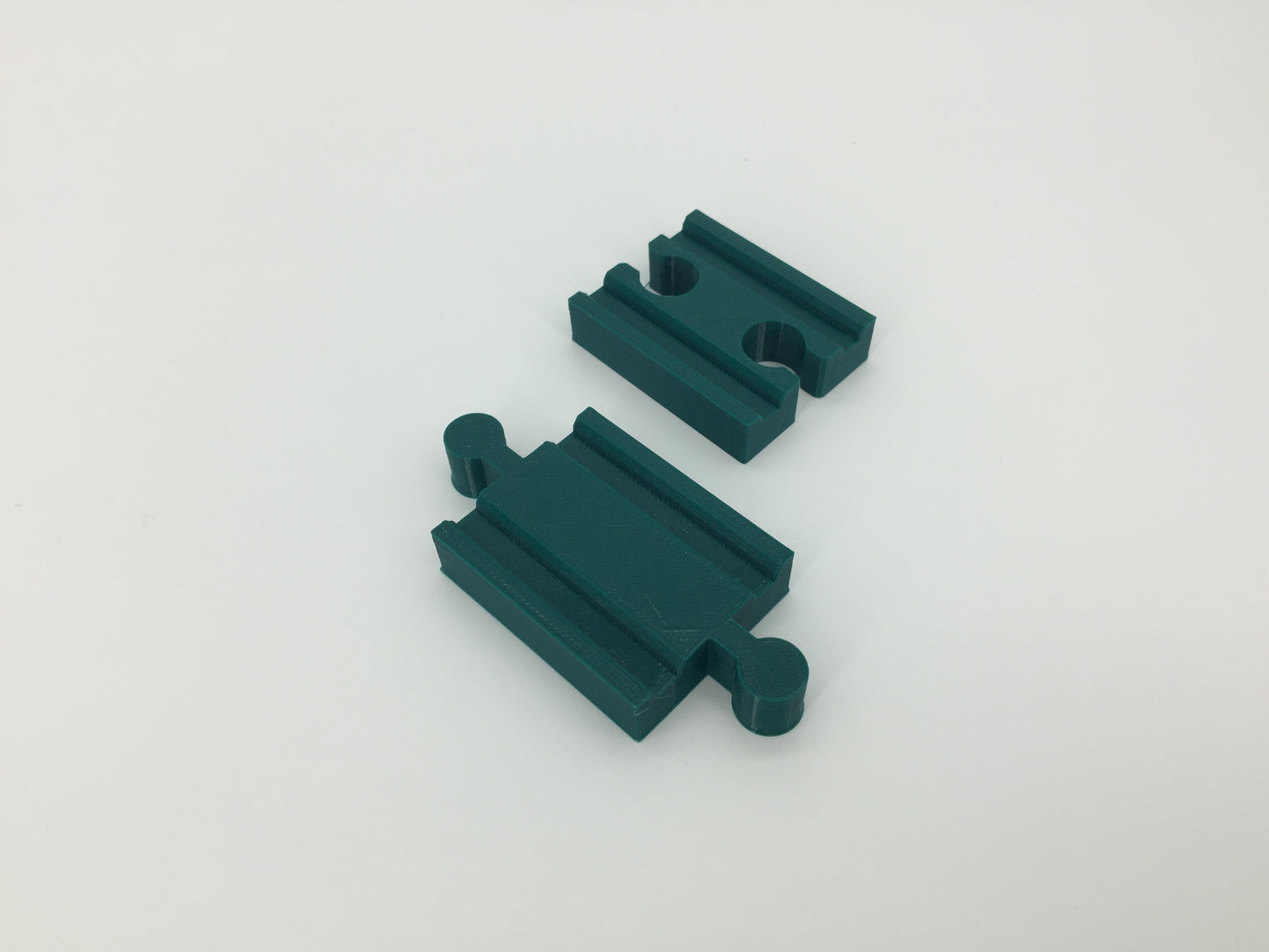 (2) Pack of Wood Track Adapters - Double Male & Double Female