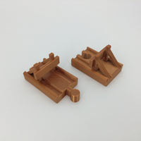 (2) Pack of Wooden Track Buffer/Bumpers - Choose Color!