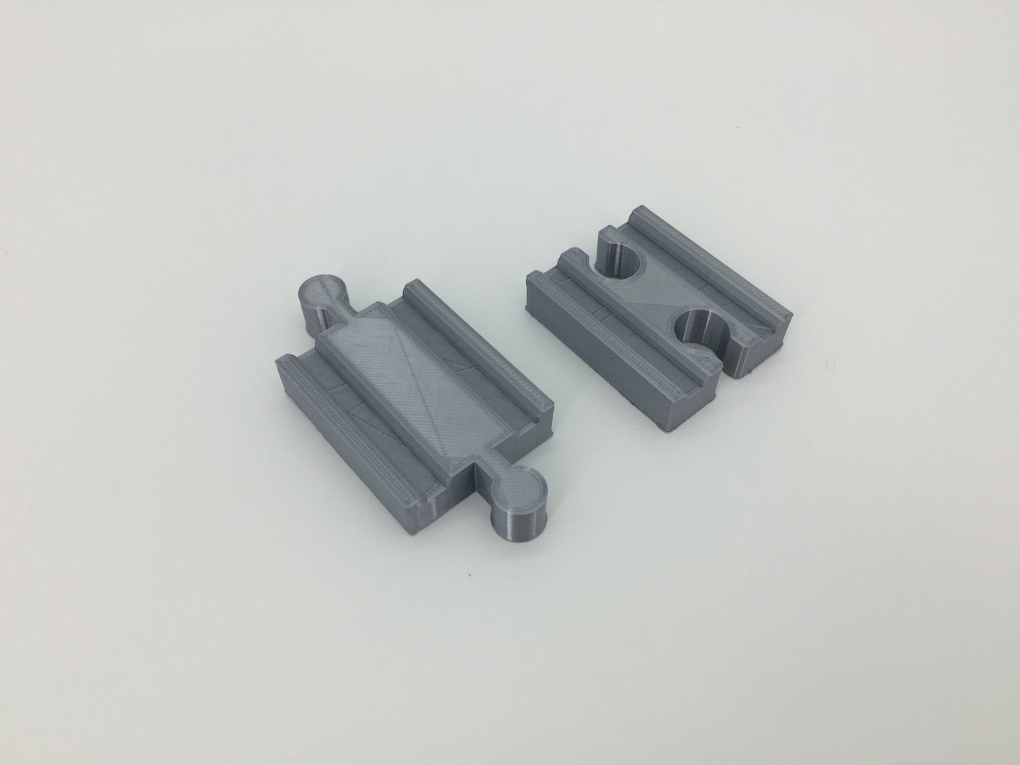 (2) Pack of Wood Track Adapters - Double Male & Double Female