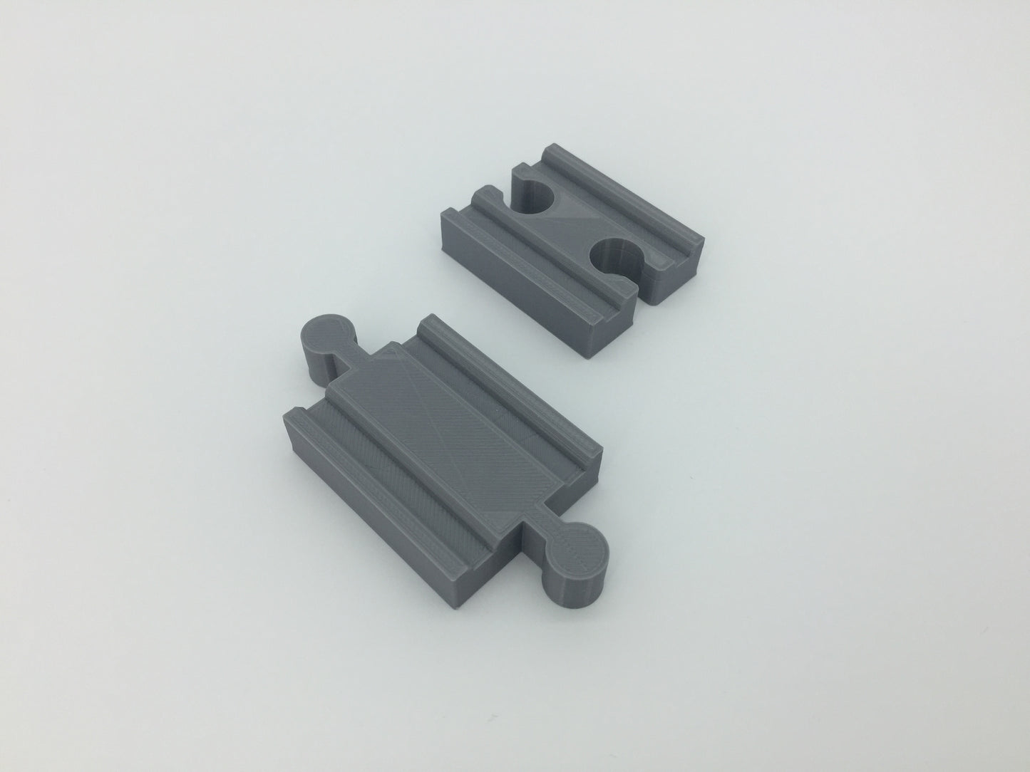 (2) Pack of Wood Track Adapters - Double Male & Double Female